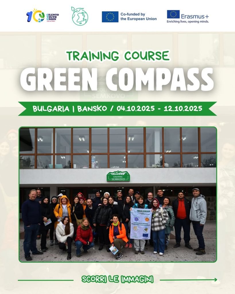 Green Compass Erasmus Bulgaria sostenibilità